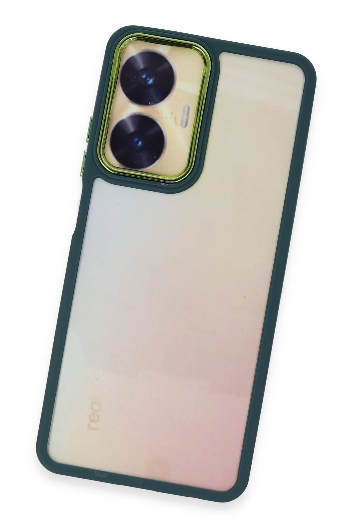 Mey İthalat® Realme C55 Kılıf Dora Kapak - Haki Yeşil