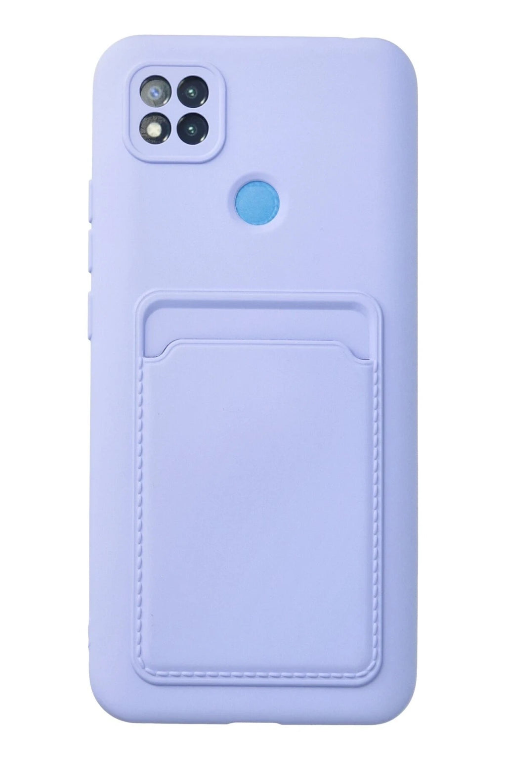 Mey İthalat® Redmi 9C Kılıf Kelvin Kartvizitli Silikon - Lila