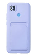 Mey İthalat® Redmi 9C Kılıf Kelvin Kartvizitli Silikon - Lila