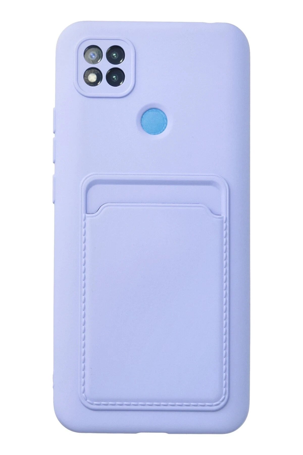 Mey İthalat® Redmi 9C Kılıf Kelvin Kartvizitli Silikon - Lila