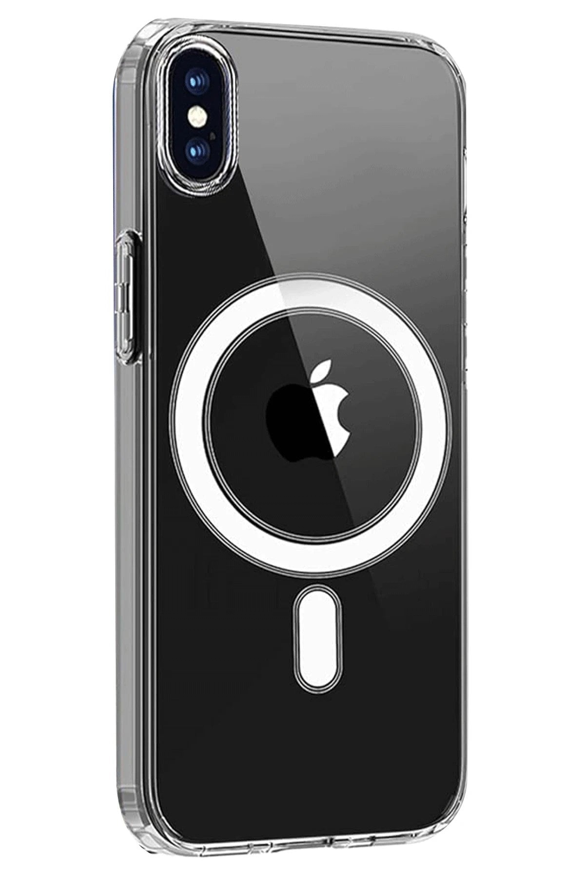 Mey İthalat® iPhone X Kılıf Magneticsafe Şeffaf Silikon - Şeffaf