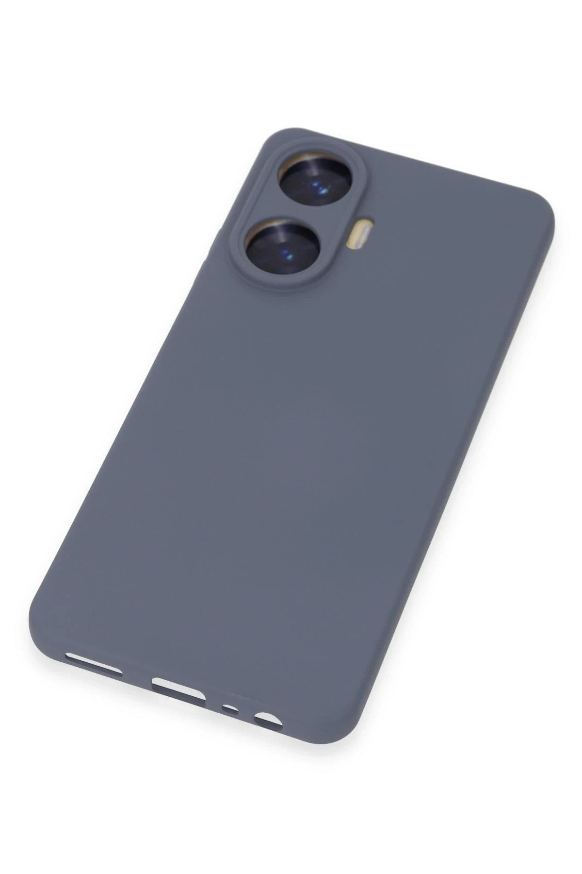 Mey İthalat® Realme C55 Kılıf Nano içi Kadife Silikon - Gri