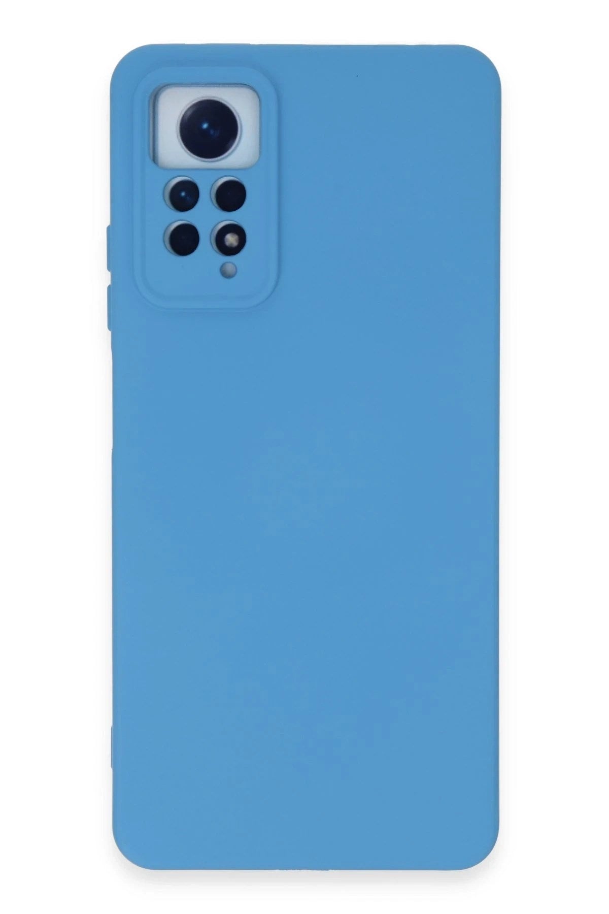 Mey İthalat® Redmi Note 12 Pro 4G Kılıf Nano içi Kadife Silikon - Mavi
