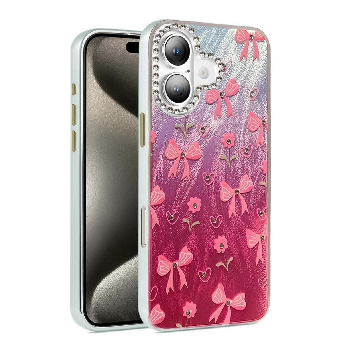 Mey İthalat® iPhone 16 Kılıf Blade Aynalı Desenli Kapak - Desen 3