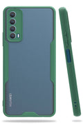 Mey İthalat® Huawei P Smart 2021 Kılıf Platin Silikon - Yeşil