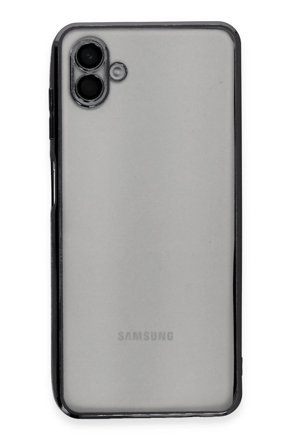 Mey İthalat® Samsung Galaxy A04 Kılıf Lensli Silikon - Siyah