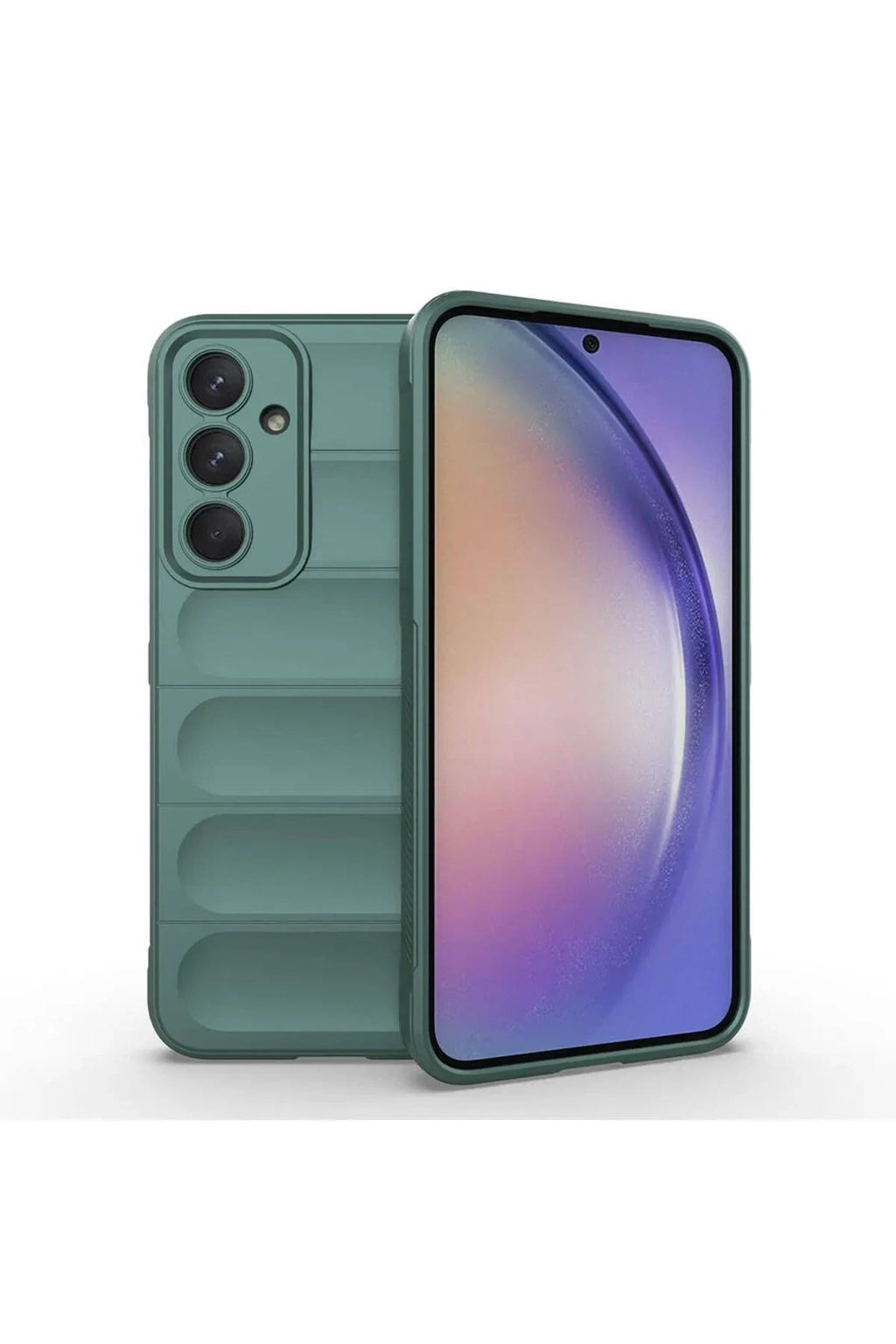 Mey İthalat® Samsung Galaxy A26 Kılıf Optimum Silikon - Koyu Yeşil