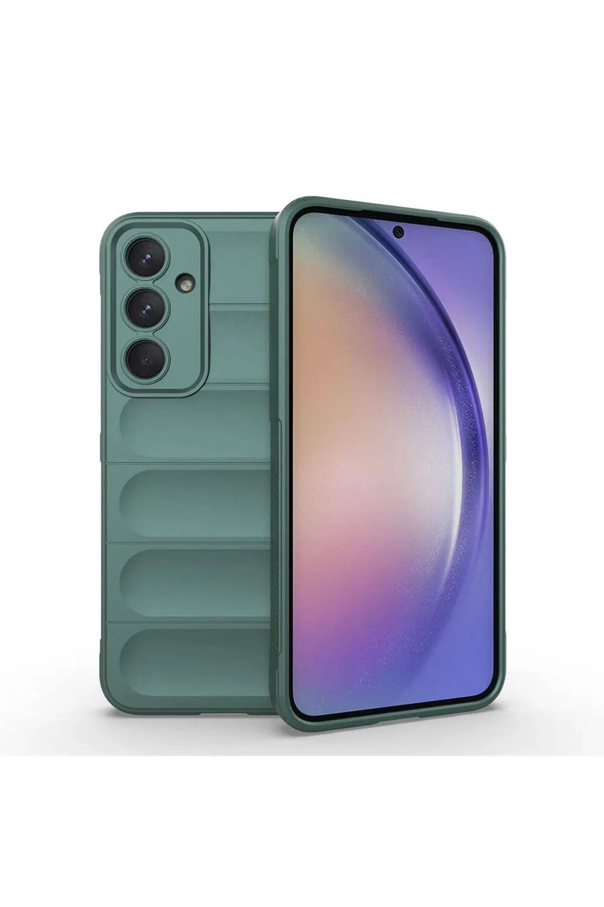 Mey İthalat® Samsung Galaxy A26 Kılıf Optimum Silikon - Koyu Yeşil