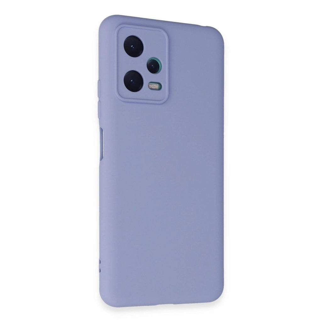 Mey İthalat® Redmi Note 12 5G Kılıf Nano içi Kadife Silikon - Lila