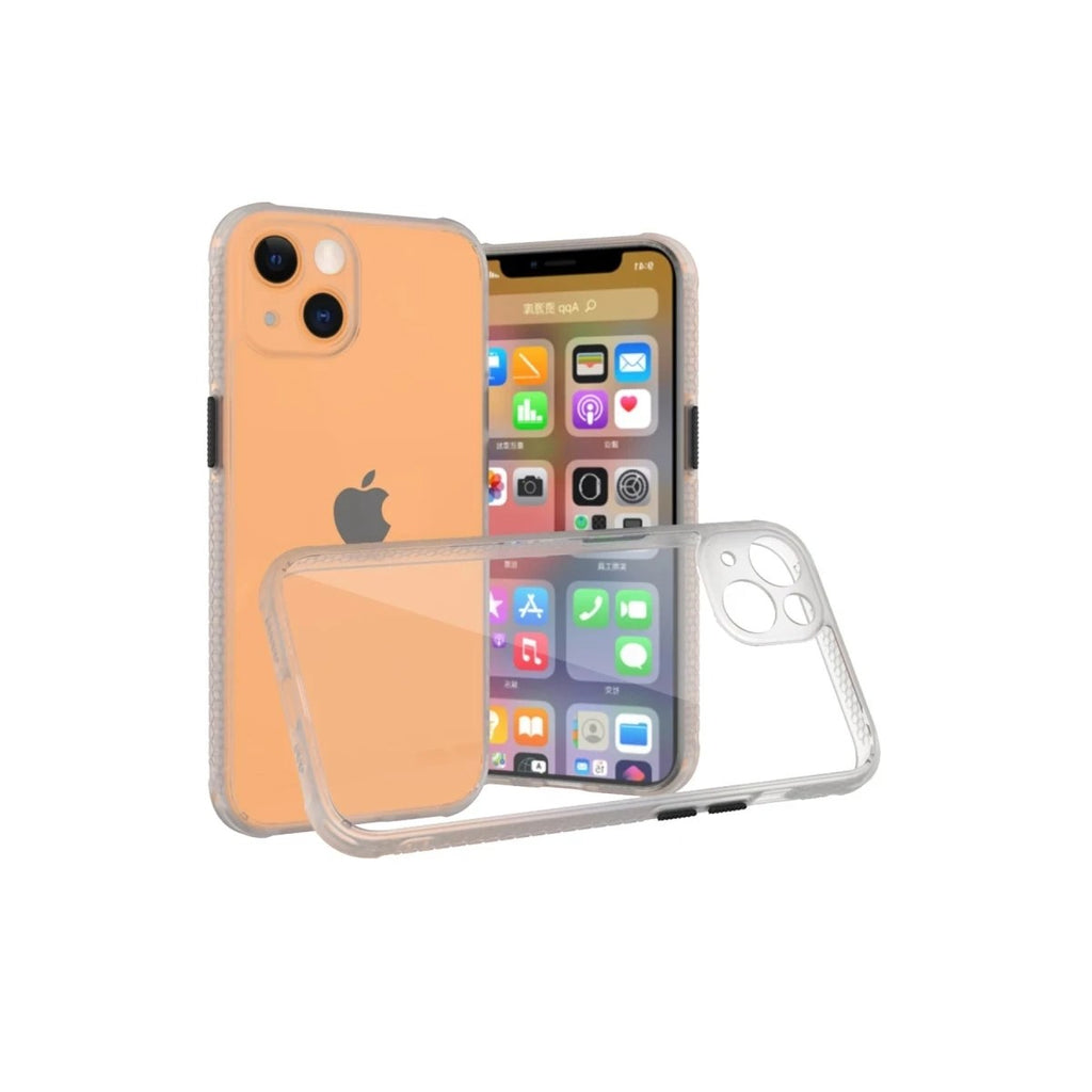 Mey İthalat® iPhone 13 Mini Kılıf Miami Şeffaf Silikon - Şeffaf