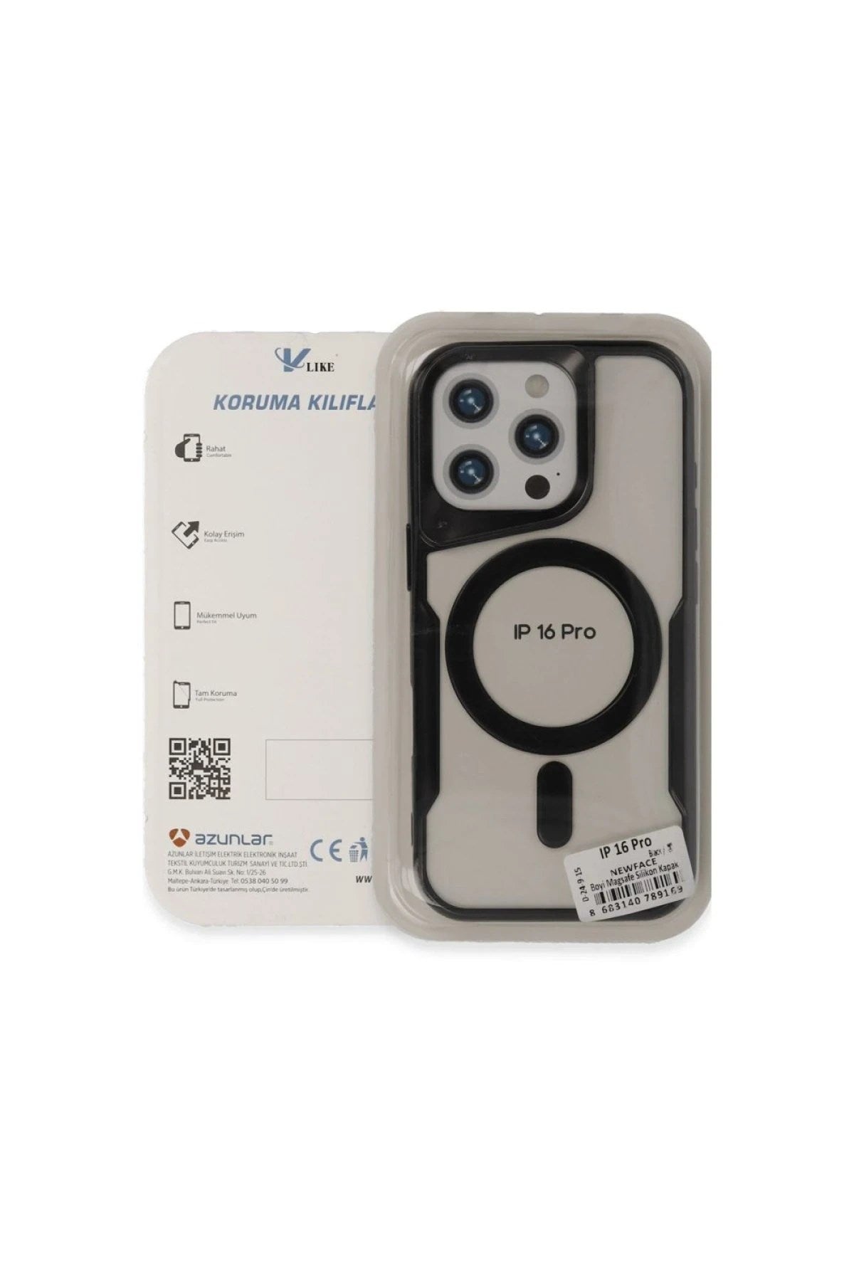 Mey İthalat® iPhone 16 Kılıf Boyi Magsafe Silikon Kapak - Derin Mor