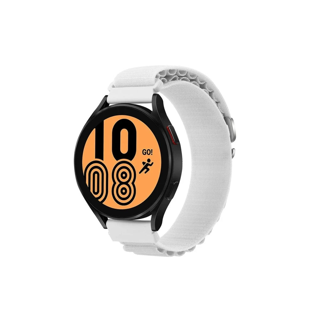 Mey İthalat® Watch 22mm KR410 Kumaş Kordon - Beyaz