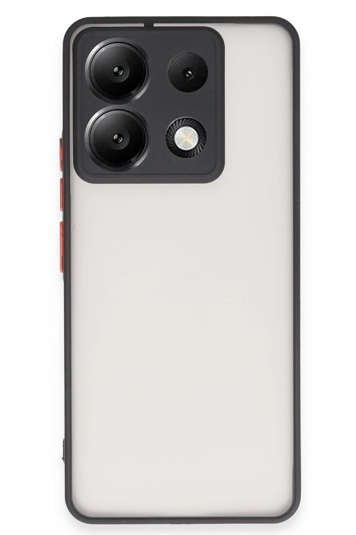 Mey İthalat® Redmi Note 13 5G Kılıf Montreal Silikon Kapak - Siyah