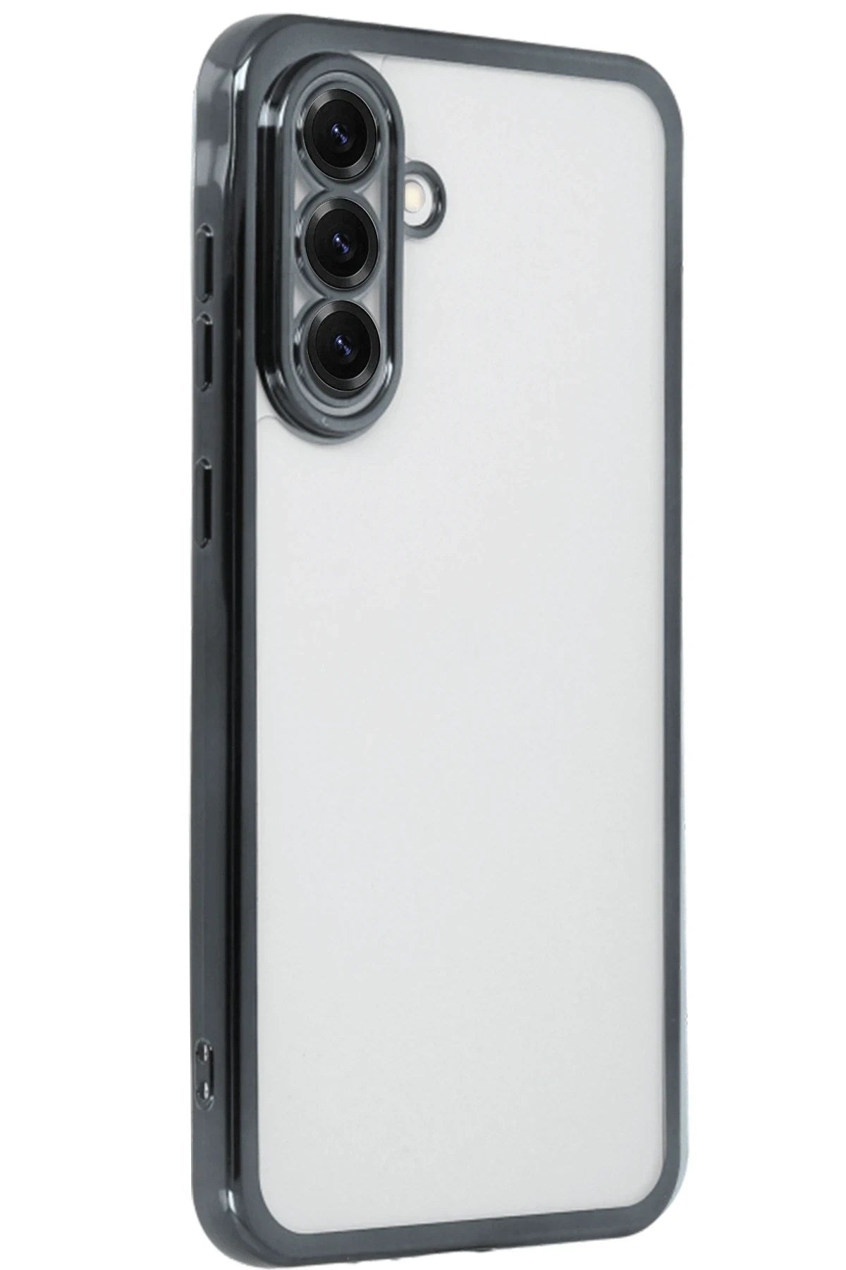 Mey İthalat® Samsung Galaxy A56 Kılıf Lensli Silikon - Siyah