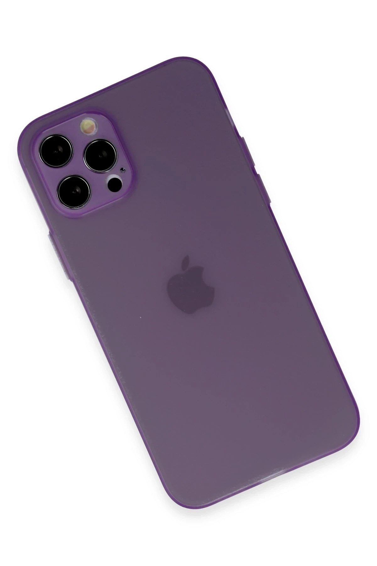 Mey İthalat® iPhone 12 Pro Kılıf Puma Silikon - Koyu Mor