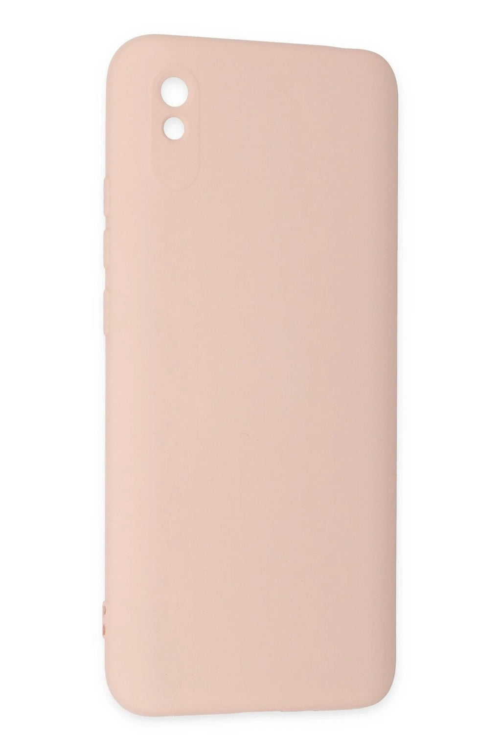Mey İthalat® Redmi 9A Kılıf Nano içi Kadife Silikon - Pudra