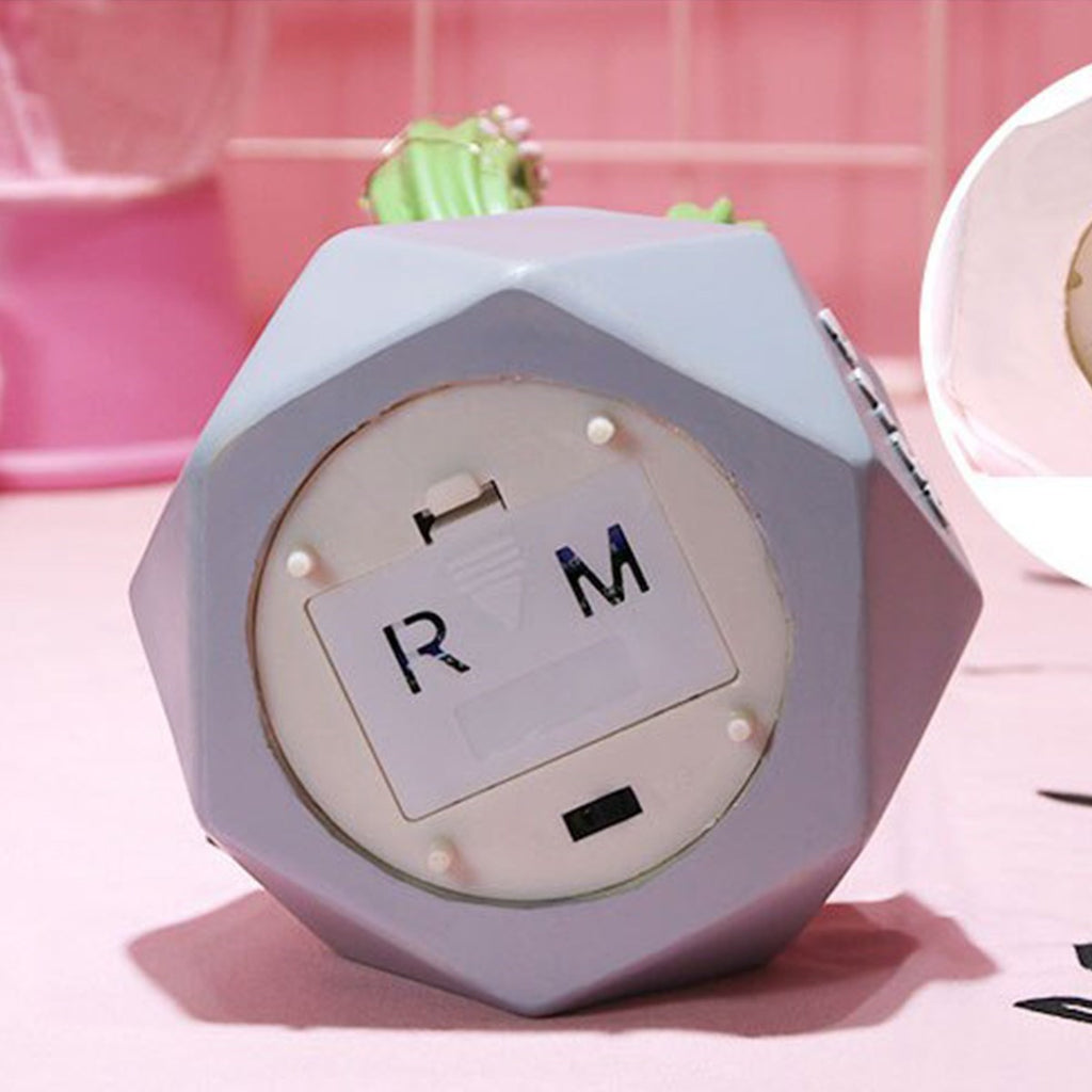 Led Işıklı Sevimli Kaktüs Dekoratif Masa Lambası Mini Biblo Gece Lambası Yeşil