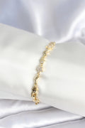 Mey İthalat® Pirinç Gold Renk Kadın Manifest Bileklik