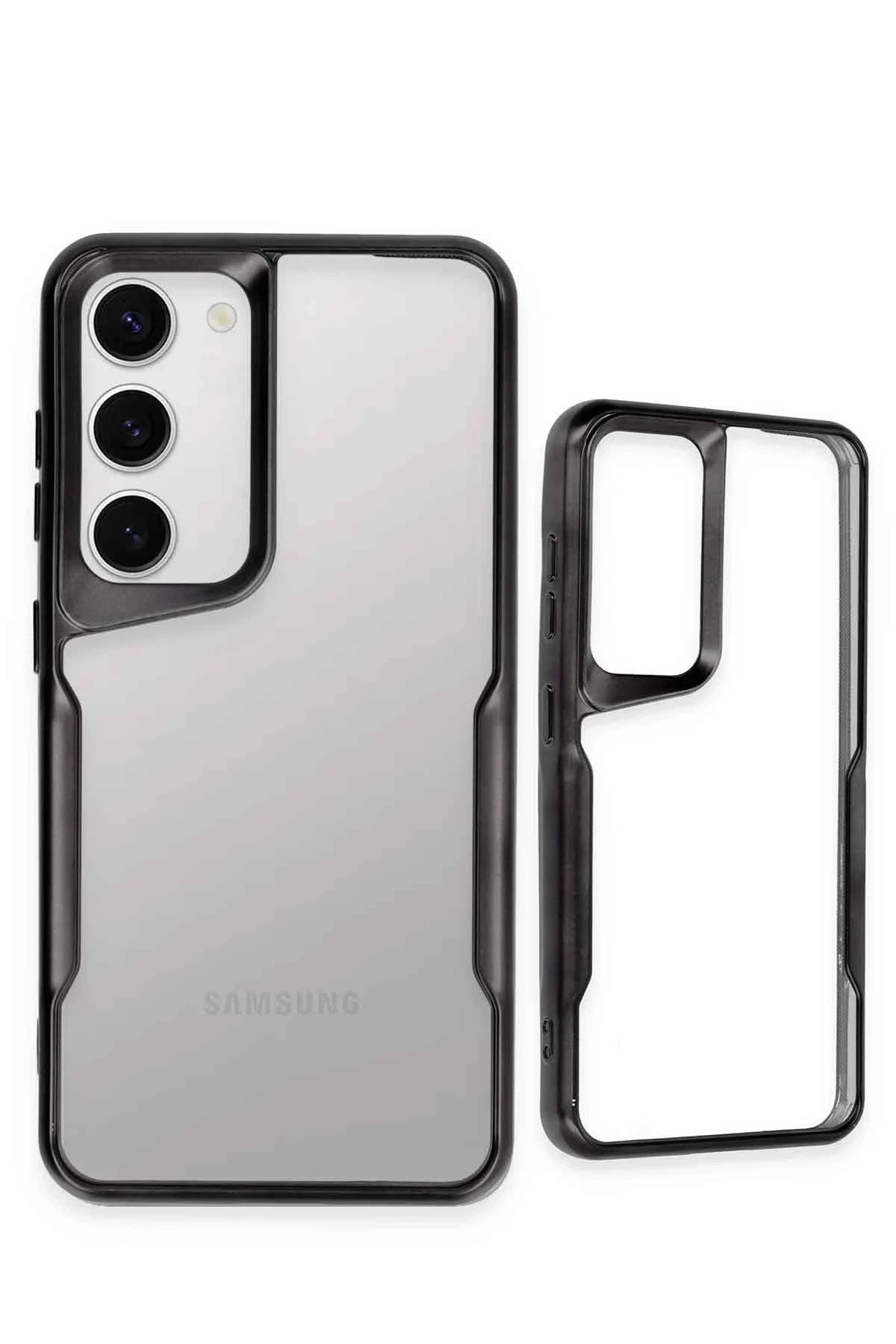 Mey İthalat® Samsung Galaxy S23 Kılıf Boyi Silikon Kapak - Siyah