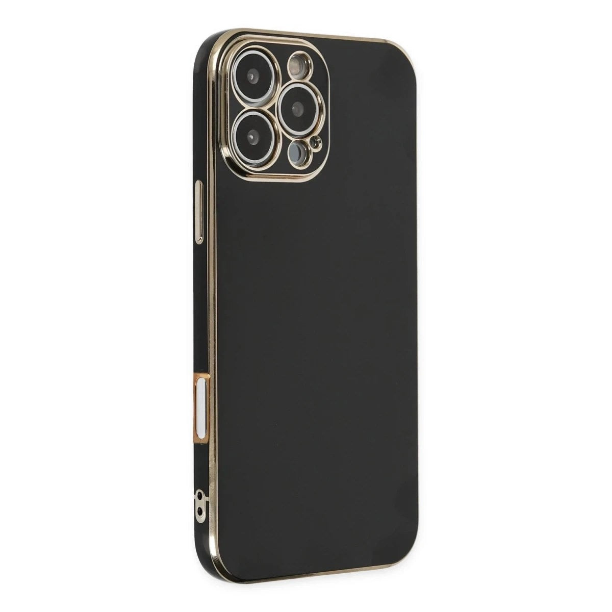 Mey İthalat® iPhone 16 Pro Max Kılıf Volet Silikon - Siyah