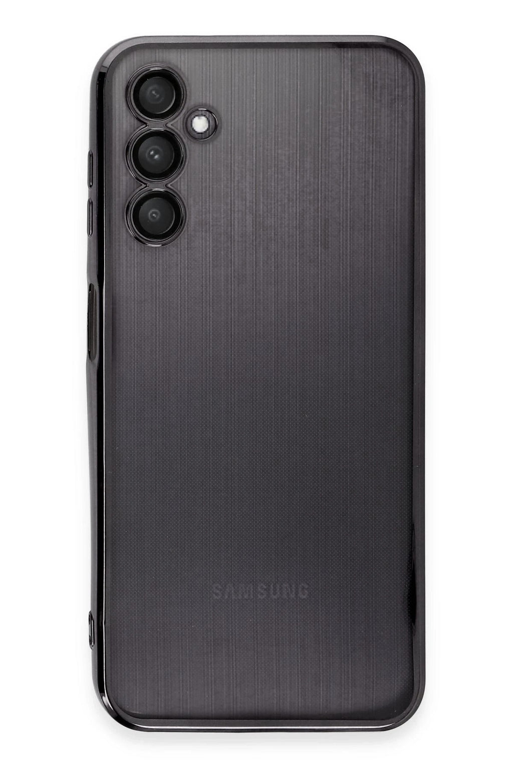 Mey İthalat® Samsung Galaxy A14 4G Kılıf Lensli Silikon - Siyah