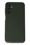 Mey İthalat® Samsung Galaxy M14 5G Kılıf Nano içi Kadife Silikon - Koyu Yeşil