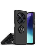 Mey İthalat® Realme C75 4G Kılıf Montreal Yüzüklü Silikon Kapak - Siyah