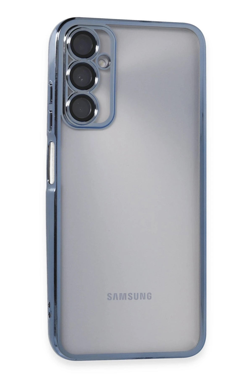 Mey İthalat® Samsung Galaxy A05S Kılıf Lensli Silikon - Açık Mavi