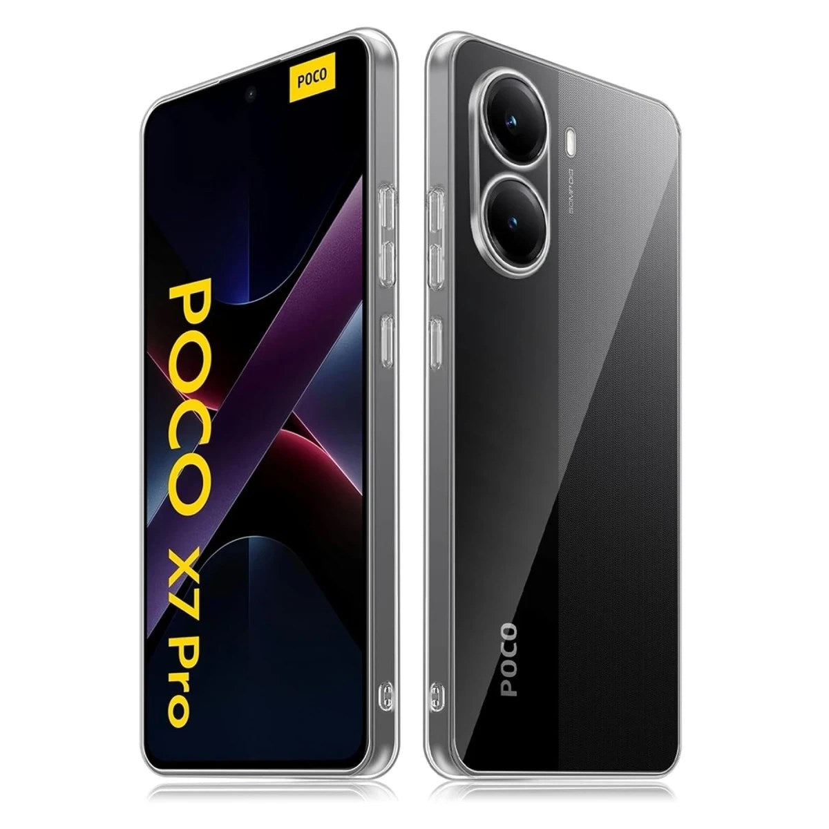 Mey İthalat® Poco X7 Pro Kılıf Lüx Şeffaf Silikon