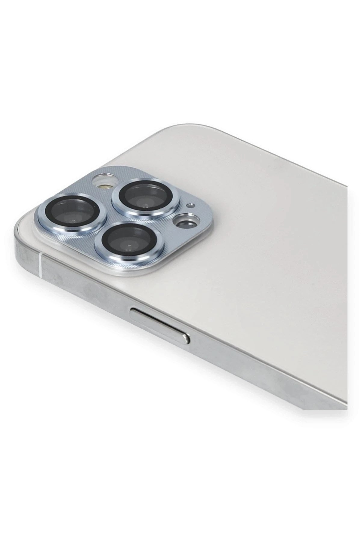 Mey İthalat® iPhone 13 Pro Max Pers Alüminyum Kamera Lens - Sierra Blue