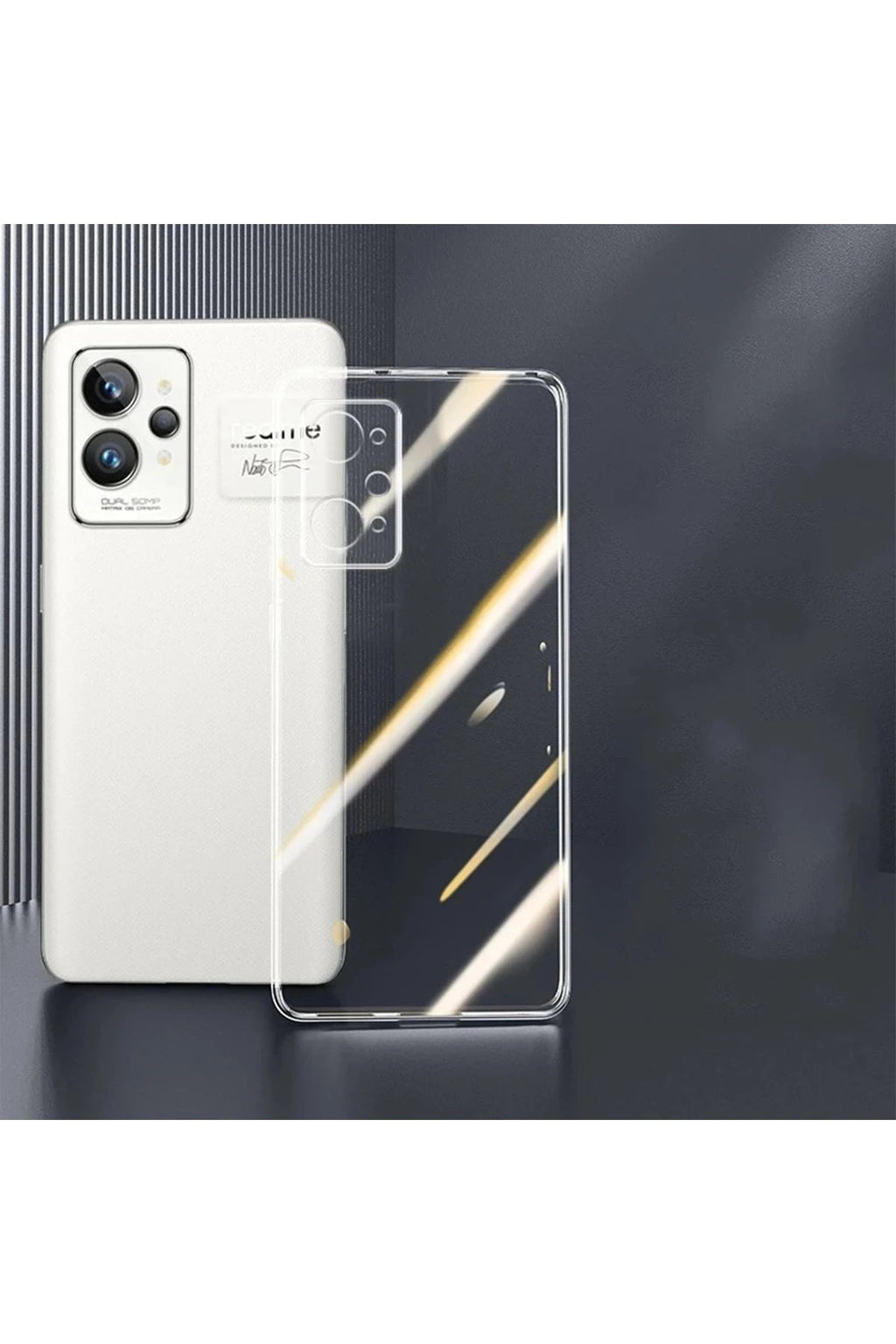 Mey İthalat® Realme GT2 5G Kılıf Lüx Şeffaf Silikon