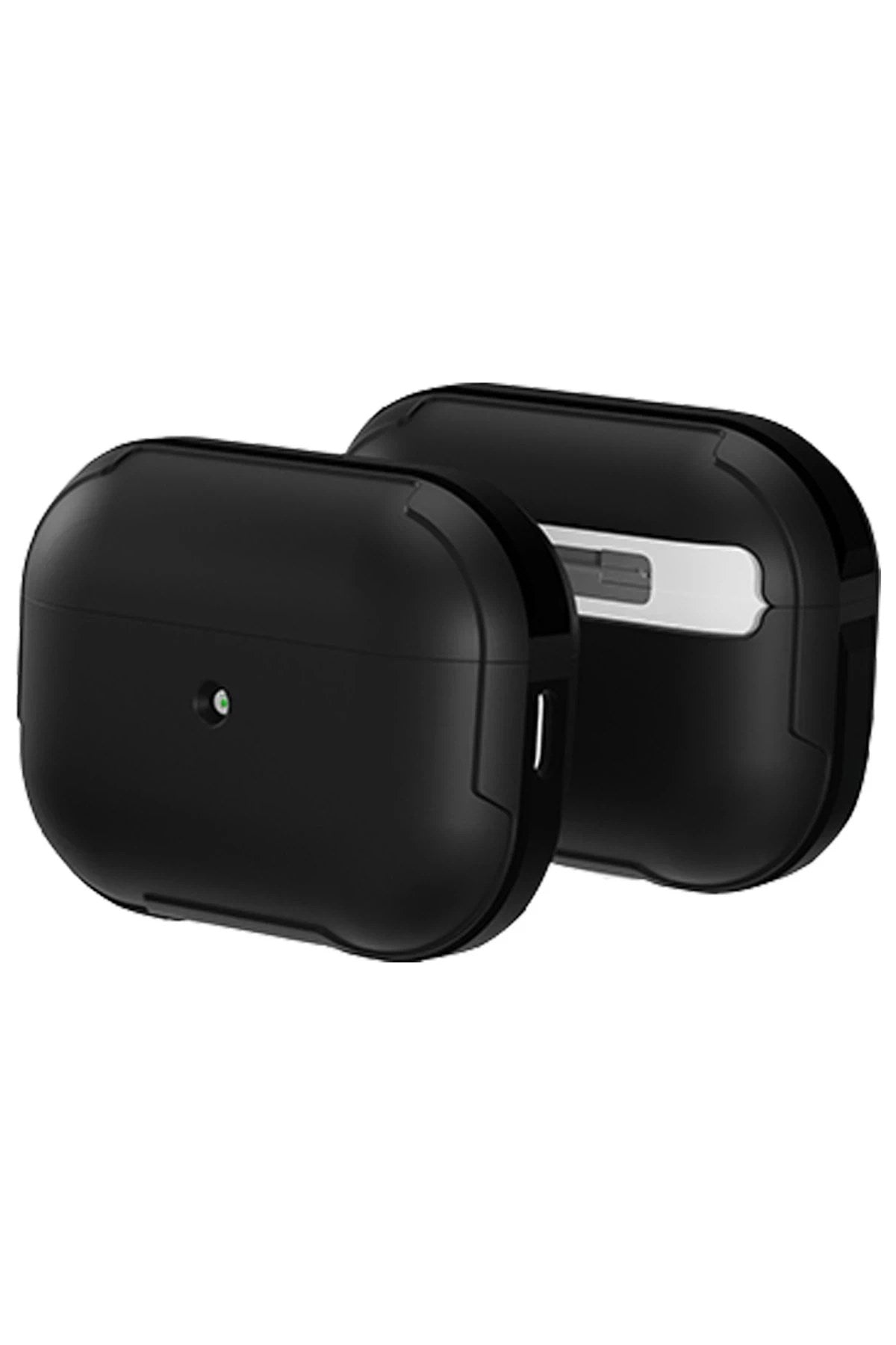 Mey İthalat® Airpods 3 (3.nesil) MO-A8 Armor Kılıf - Siyah