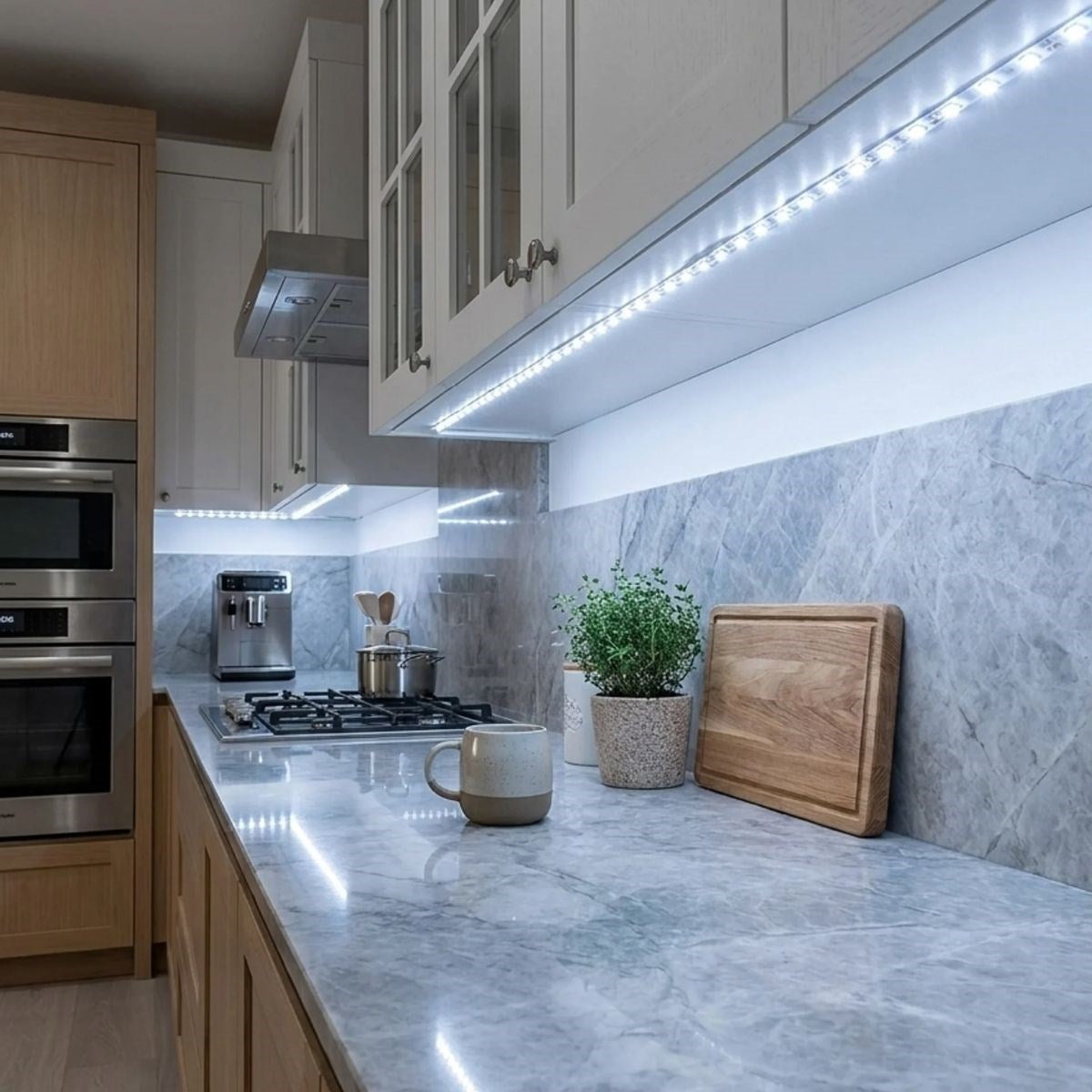 Beyaz LED Şerit 5m – 60 LED/m 12V 14.4W Güçlü 3 Çipli Işık Şerit Led