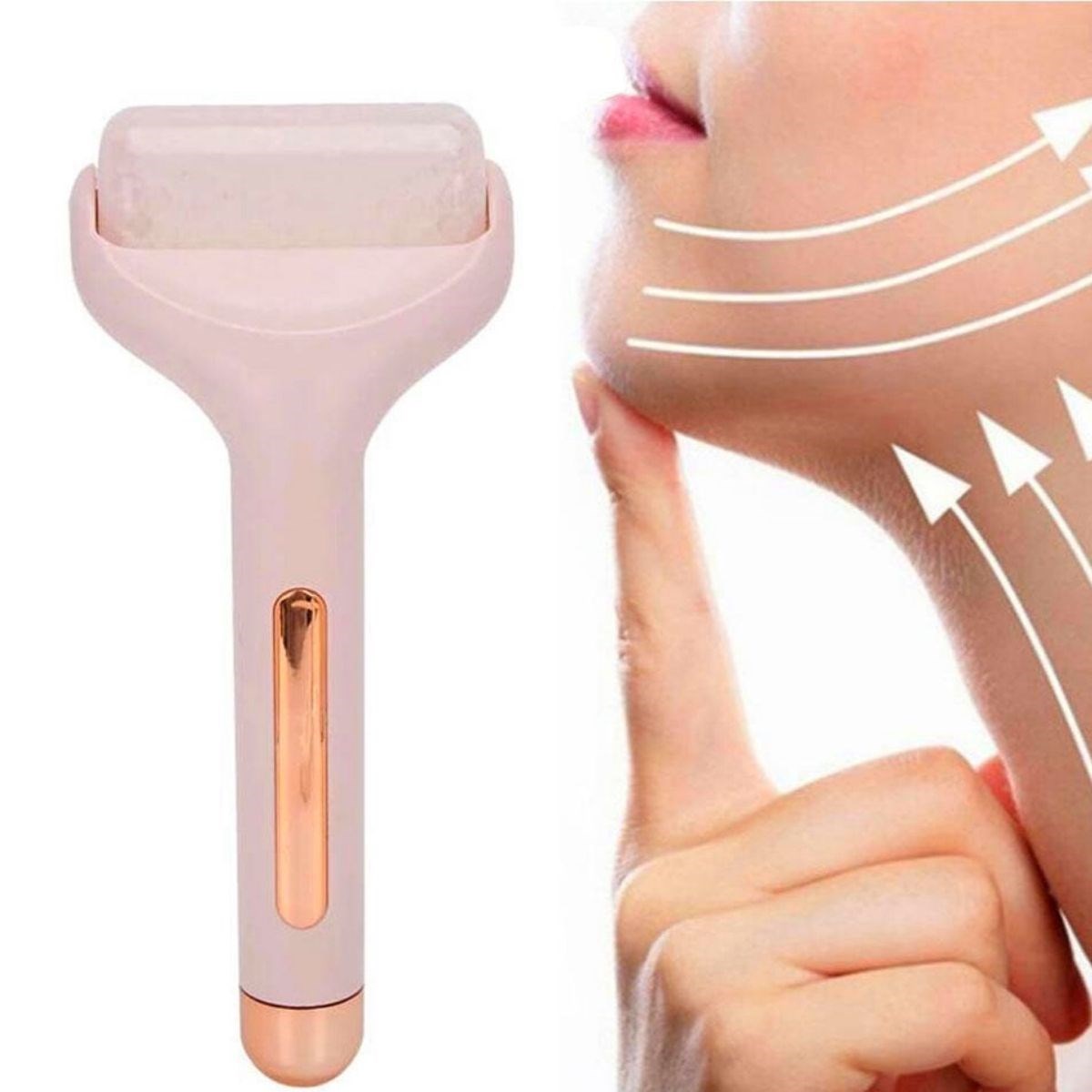Ice Roller Buz Silindiri Terapi Etkili Yüz Derma Masaj ve Cilt Soğutma Bakım Aleti