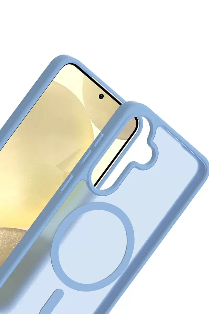 Mey İthalat® Samsung Galaxy S25 FE Jota Magsafe Kapak - Açık Mavi