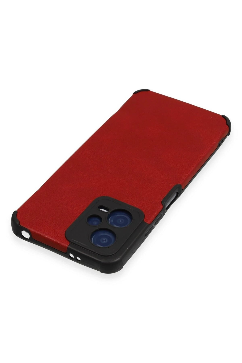 Mey İthalat® Redmi Note 12 5G Kılıf Loop Deri Silikon - Kırmızı