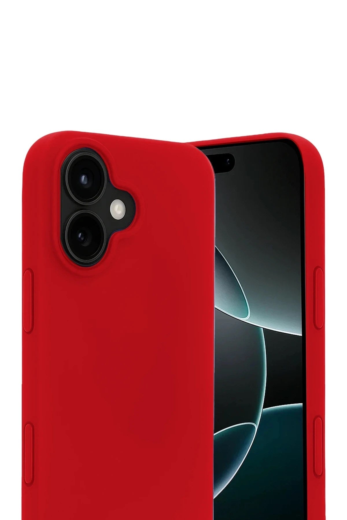 Mey İthalat® iPhone 17 First Silikon - Kırmızı