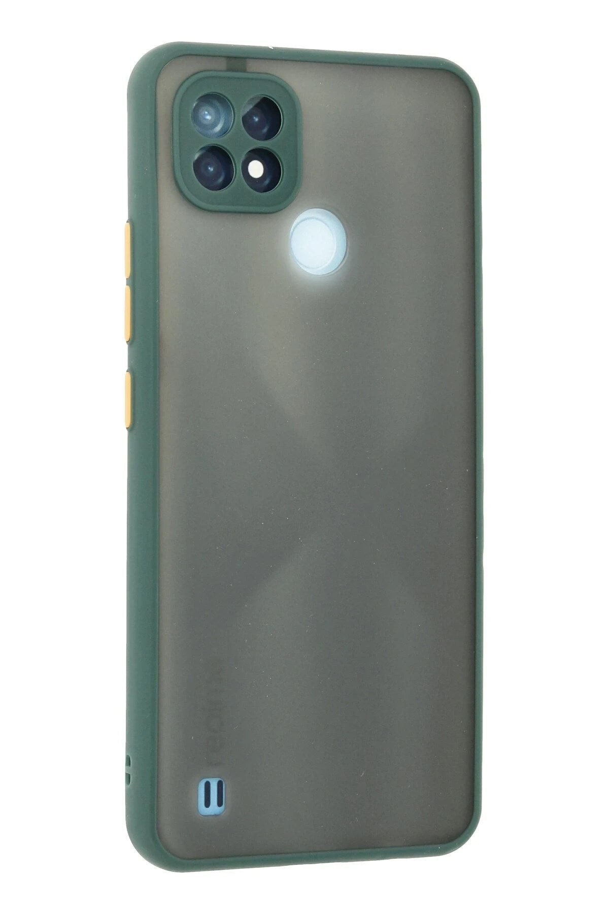 Mey İthalat® Realme C21 Kılıf Montreal Silikon Kapak - Yeşil
