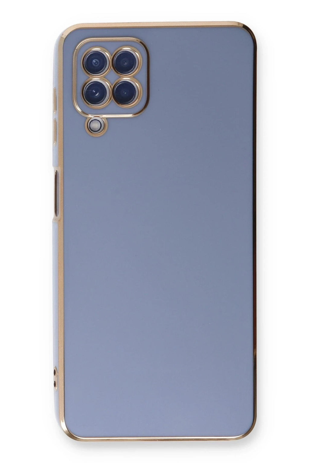 Mey İthalat® Samsung Galaxy A22 Kılıf Volet Silikon - Mavi