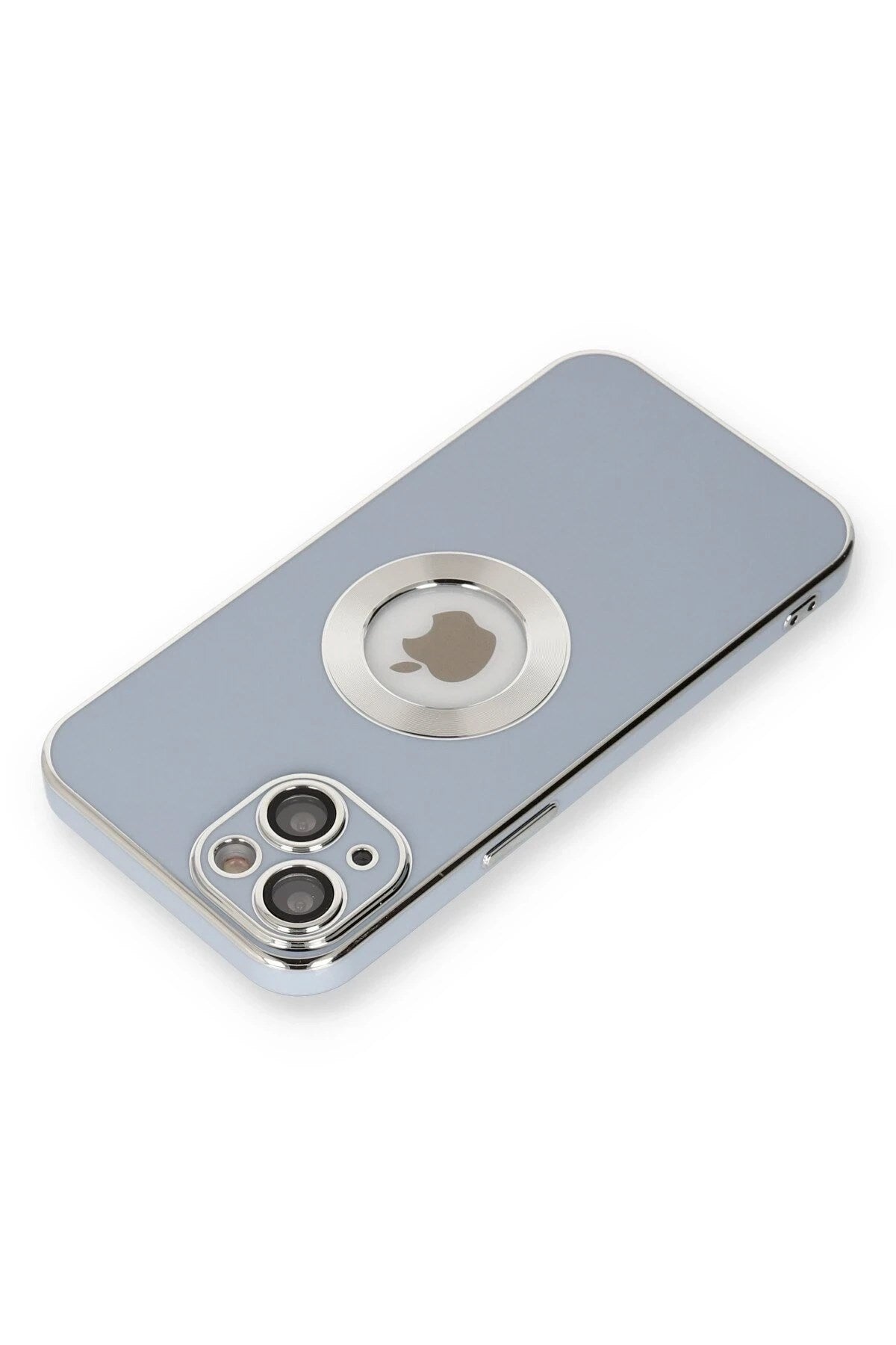 Mey İthalat® iPhone 14 Plus Kılıf Store Silikon - Sierra Blue