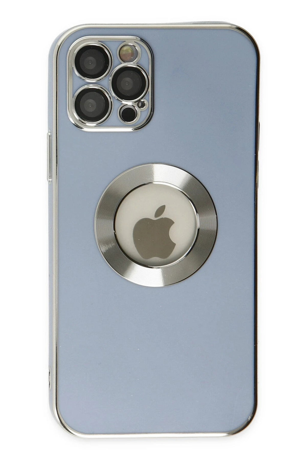 Mey İthalat® iPhone 12 Pro Kılıf Store Silikon - Sierra Blue