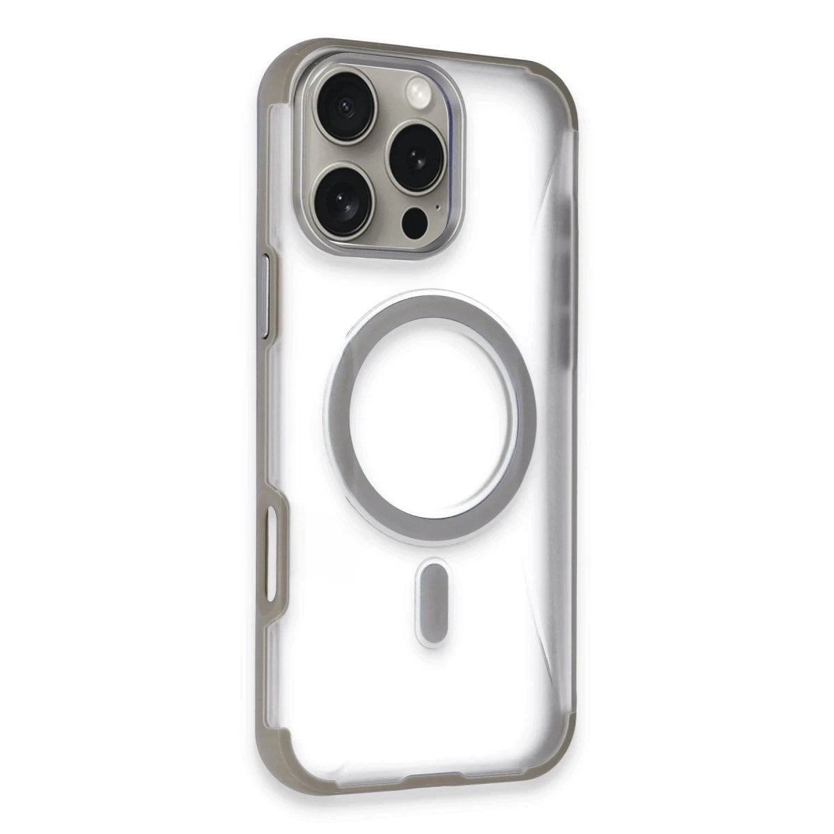 Mey İthalat® iPhone 14 Pro Max Hilton Magsafe Kapak - Titan Gri