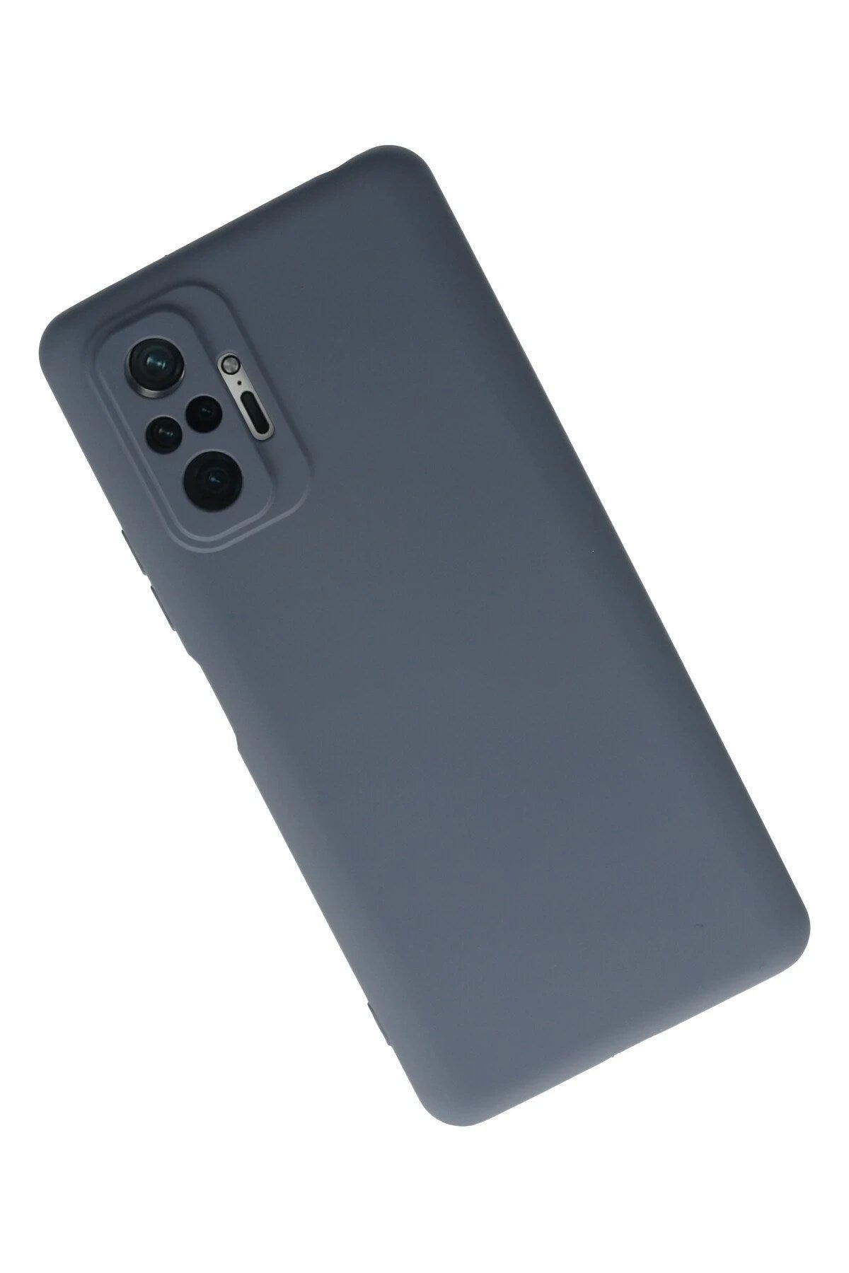 Mey İthalat® Redmi Note 10 Pro Kılıf Nano içi Kadife Silikon - Gri