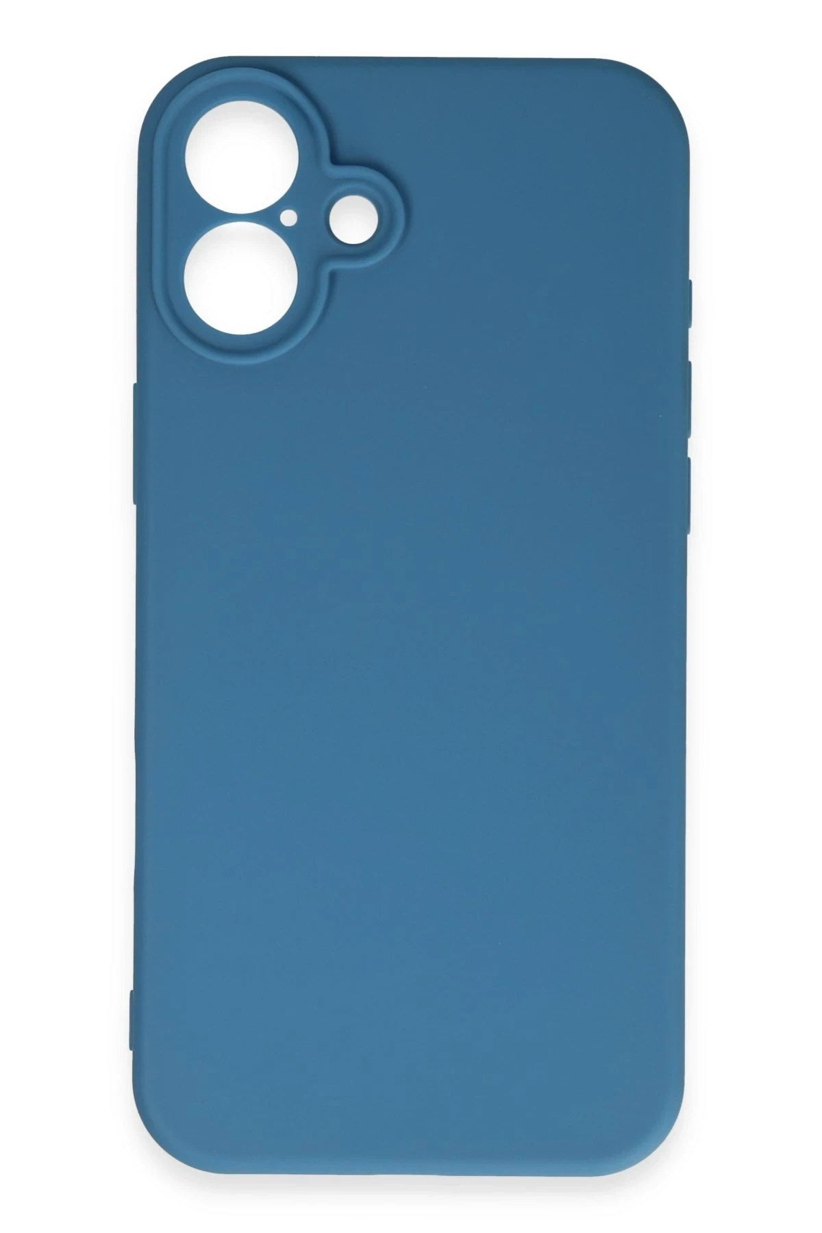 Mey İthalat® iPhone 16 Plus Kılıf First Silikon - Mavi