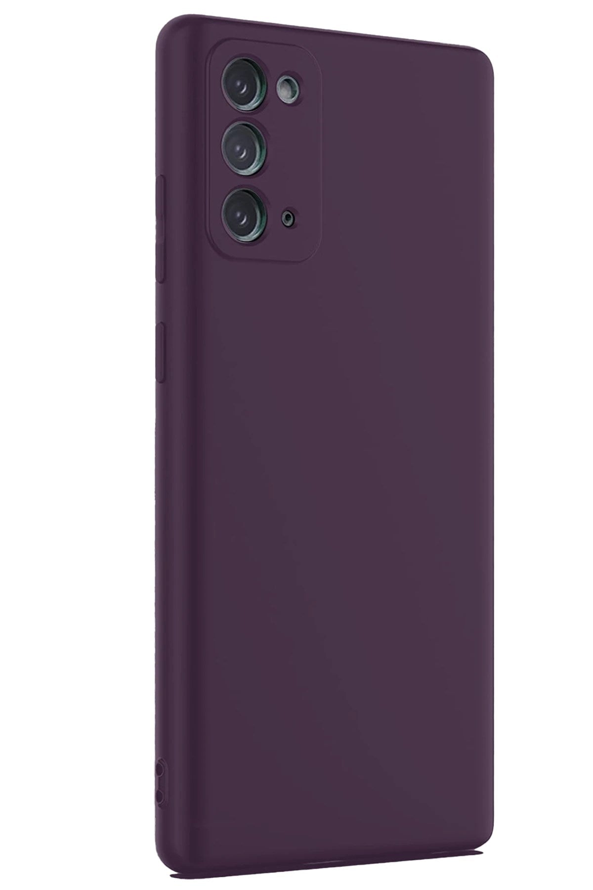 Mey İthalat® Samsung Galaxy Note 20 Kılıf First Silikon - Mürdüm