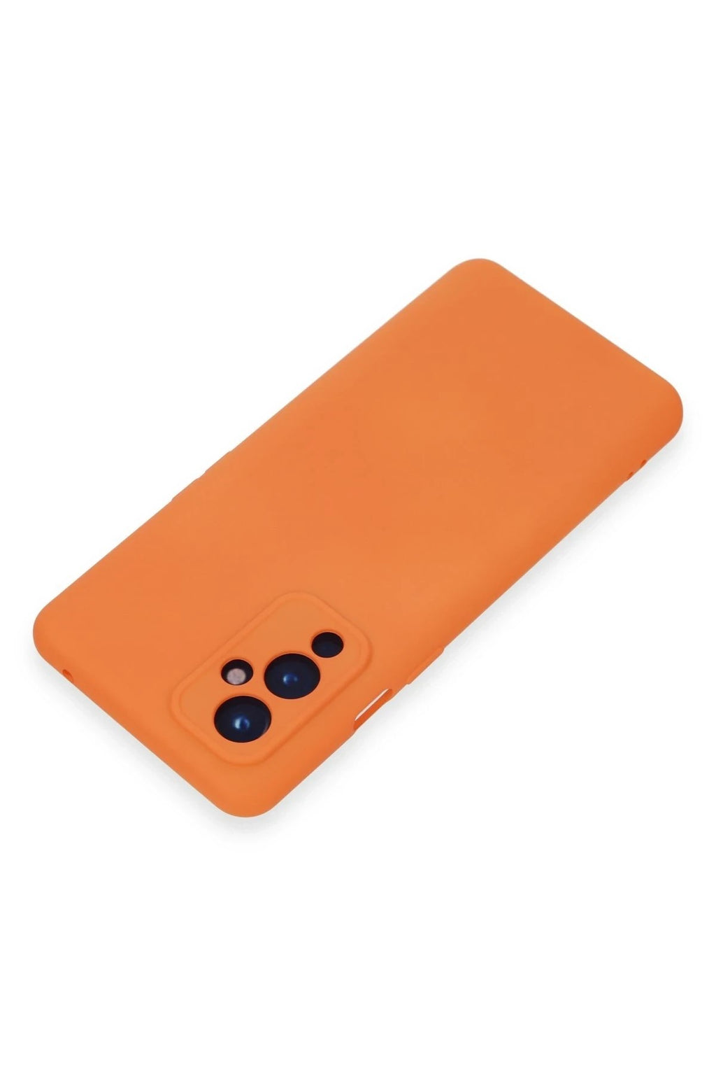 Mey İthalat® One Plus 9 Kılıf Nano içi Kadife Silikon - Turuncu