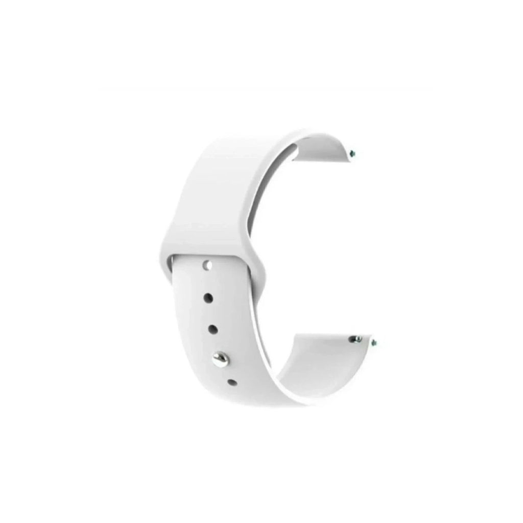 Mey İthalat® Huawei GT4 41mm 18mm Klasik Kordon - Beyaz