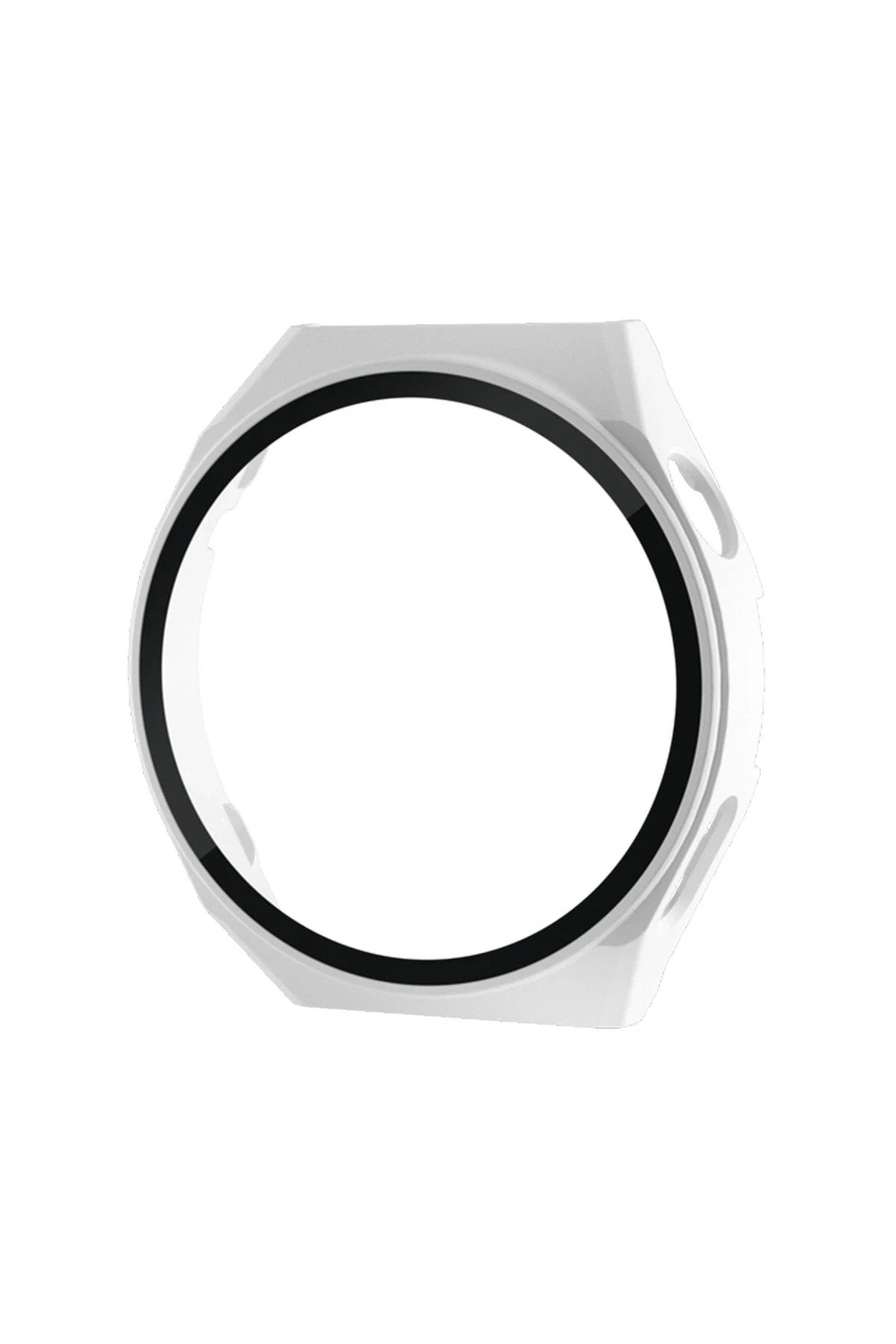 Mey İthalat® Huawei Watch GT3 Pro 43mm Dota Camlı Kasa Ekran Koruyucu - Uzay Grisi