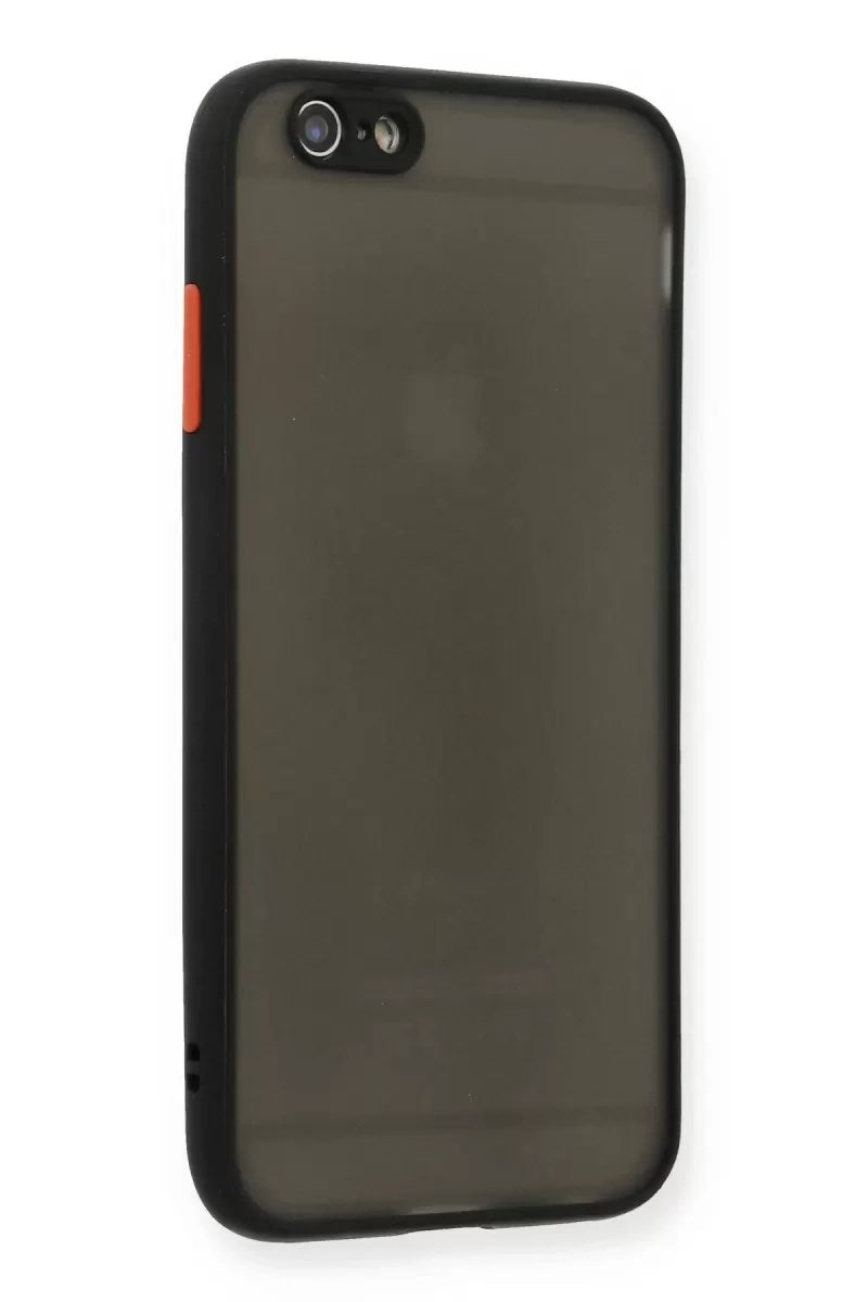 Mey İthalat® iPhone 6 Kılıf Montreal Silikon Kapak - Siyah