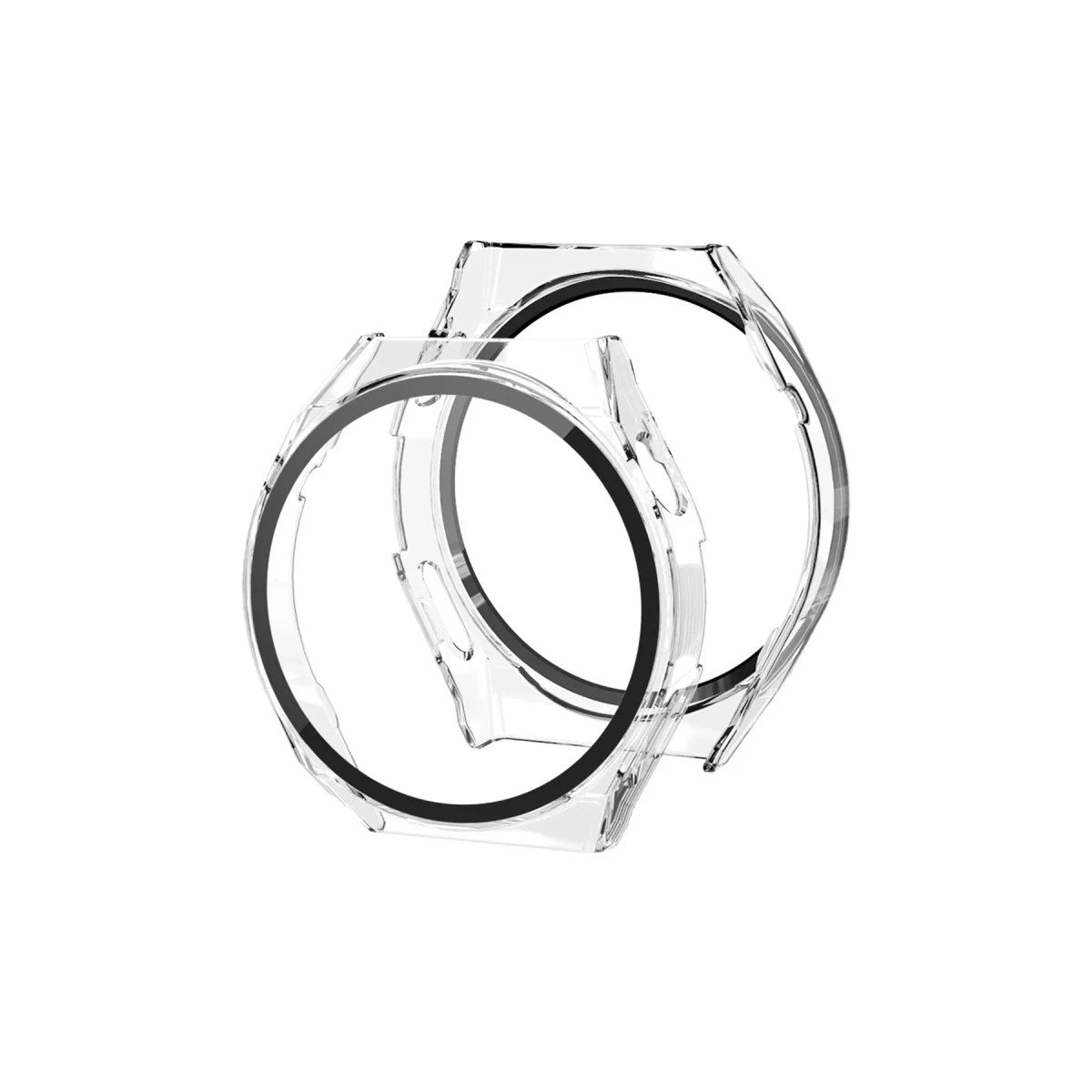 Mey İthalat® Huawei Watch GT2 42mm Dota Camlı Kasa Ekran Koruyucu - Şeffaf
